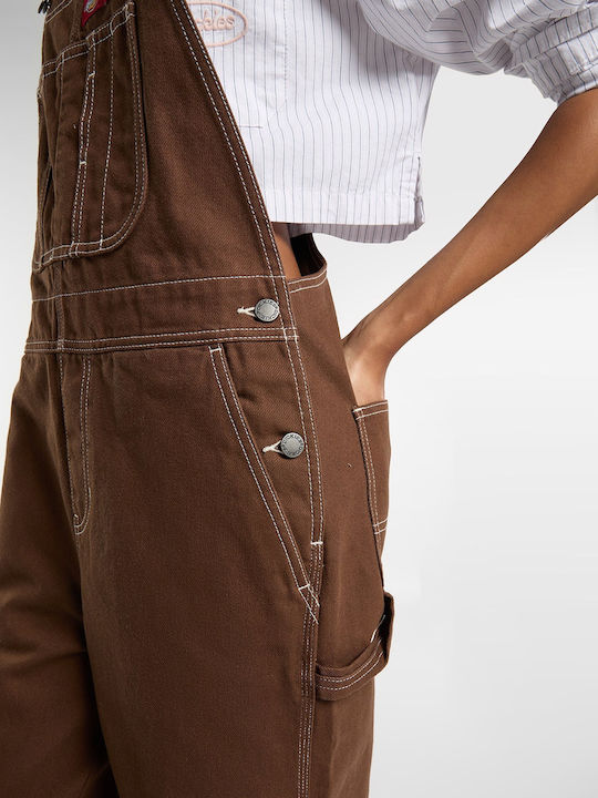 Damen Latzhose Timber Braun