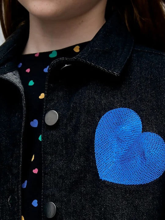 Cămașă pentru copii cu mânecă lungă din denim Mauro
