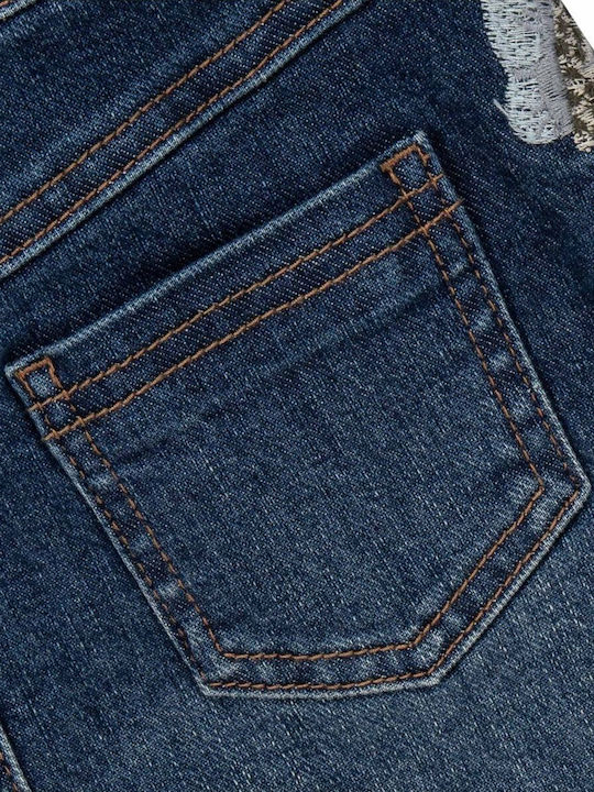 Kinder Röcke Denim Blumen Blau