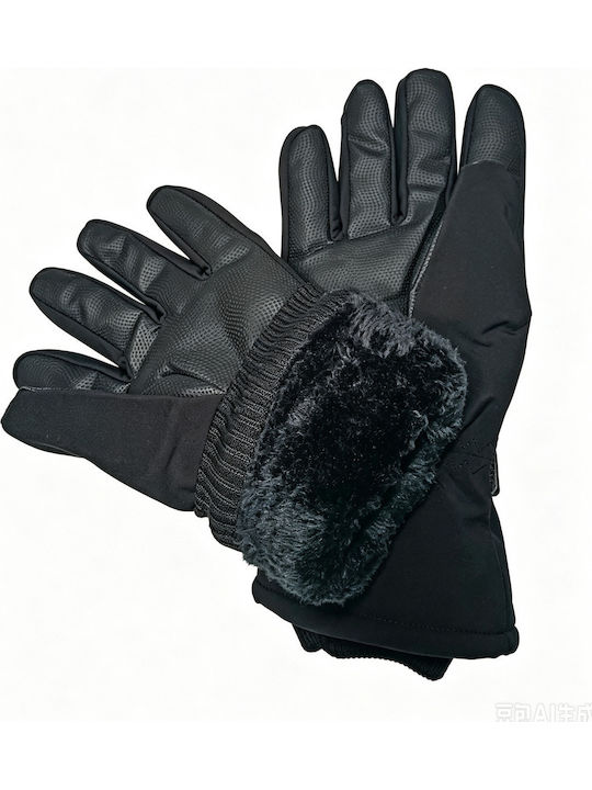 Schwarze Herren Handschuhe