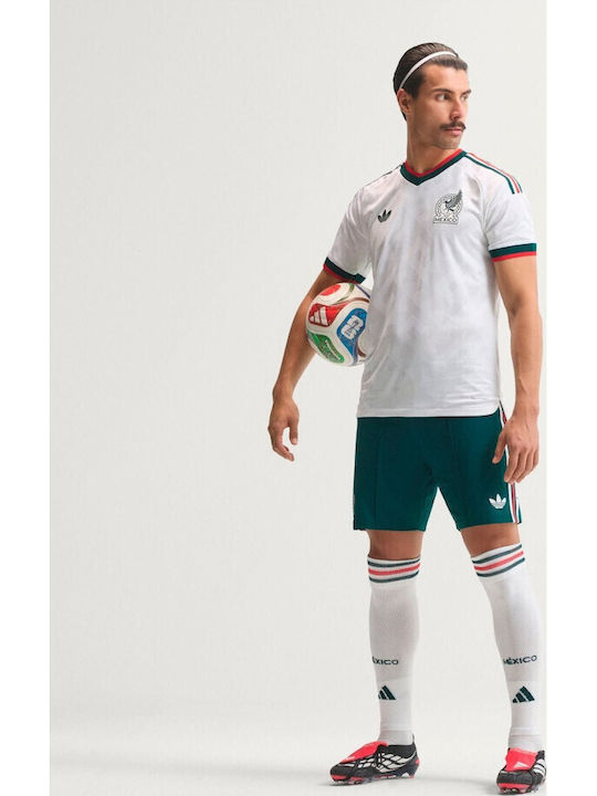 Мексико 26 Away Authentic Мъжка Фланелка за Футболен Екип