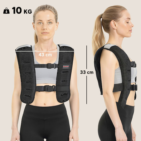 Sportnow Weste mit Gewicht 10kg
