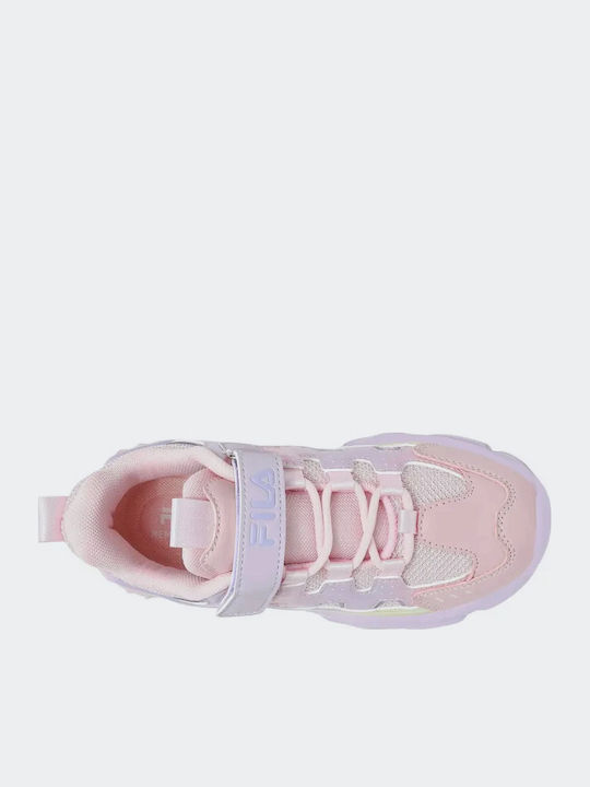 Memory Spinel 3 V Kids Sneakers Anatomic with Hoop & Loop Closure Multicolour