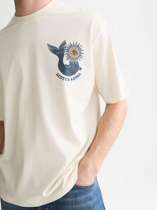 T-shirt Εκρού