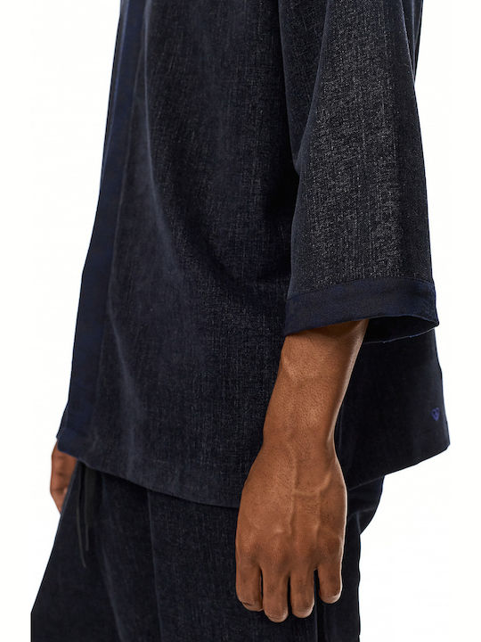Long Sleeve Shirt in Regular Fit Blue