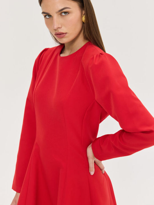 Summer Mini T-Shirt Dress Red
