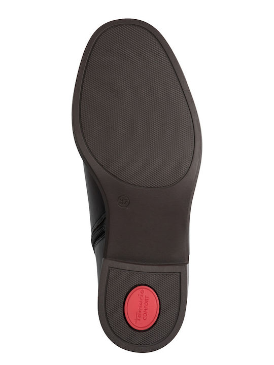 Leder Damen Stiefeletten Braun