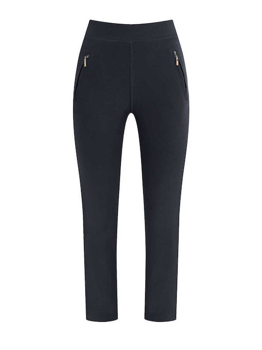 Celestino Дамски Панталон Еластичен Джобове Slim Fit Тъмносин