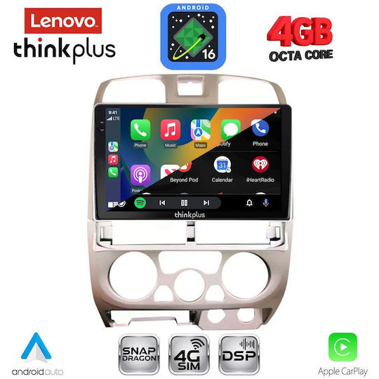 Lenovo Car Audio System Isuzu D-Max 2002-2008 Bluetooth USB WiFi GPS Apple CarPlay Android Auto with 9" Touch Screen