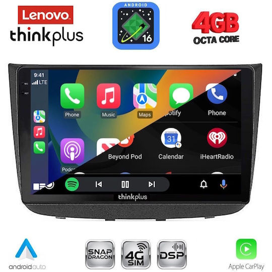Lenovo Автомобилна Аудио Система за Mercedes-Benz Vito / Viano 2003-2007 (Bluetooth/USB/WiFi/GPS/Apple CarPlay/Android Auto) с Touch Screen 10"
