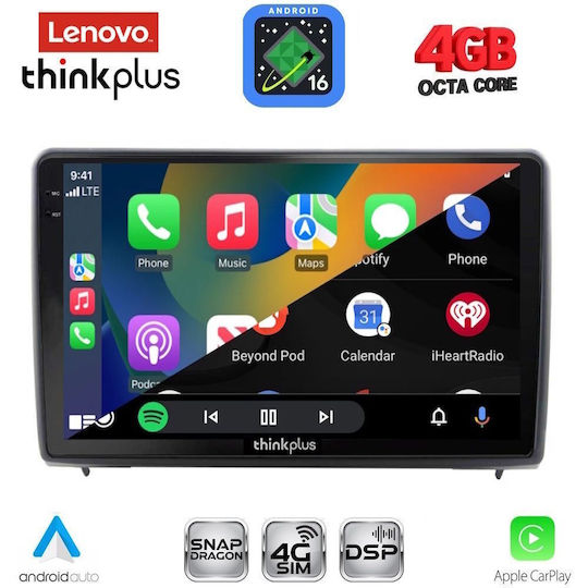 Lenovo Автомобилна Аудио Система За Ford EcoSport 2018-2023 Bluetooth USB Вграден Wi-Fi GPS Apple CarPlay Android Auto С Touch Screen 10"