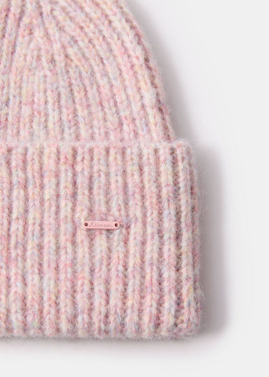 Beanie Unisex Strickmütze in Rosa Farbe