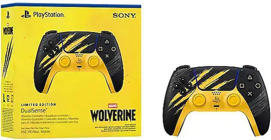 Sony DualSense Marvel's Wolverine Limited Edition Wireless Gamepad for PS5 Battle Yellow