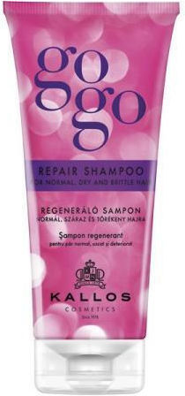 Kallos Cosmetics Gogo Repair And Fragile Shampoos Reconstruction/Nourishment for Dry Hair Hair 200ml