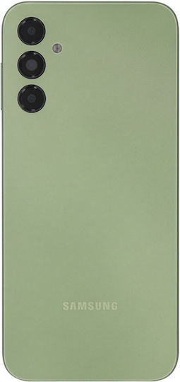 Clappio Handy Ersatzabdeckung Samsung Galaxy A14 5G Linse Kleber Grün