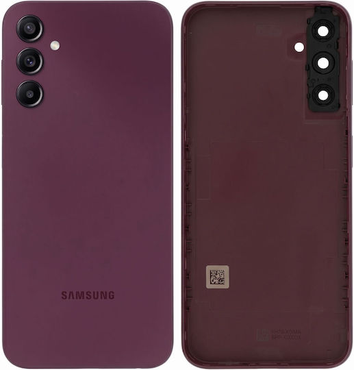 Clappio Капак За Батерия Samsung Galaxy A14 5G Лепило За Обектив Червен