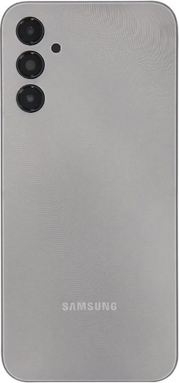Clappio Handy Ersatzabdeckungen Samsung Galaxy A14 5G Linse Kleber Silber