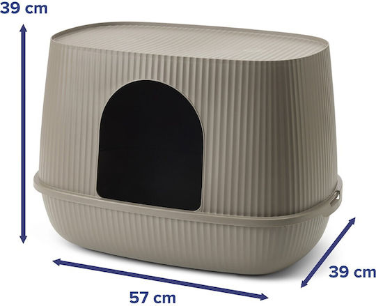Savic Toaletă pentru Pisici Gri M57 x L39 x Î39cm