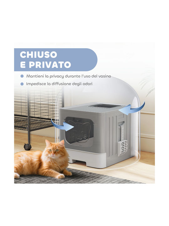 Pawhut 31x31εκ. Γκρι