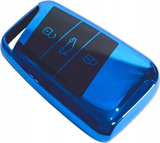 Tpu Blue Key Case Cover Skoda Superb 3 Skoda Kodiaq