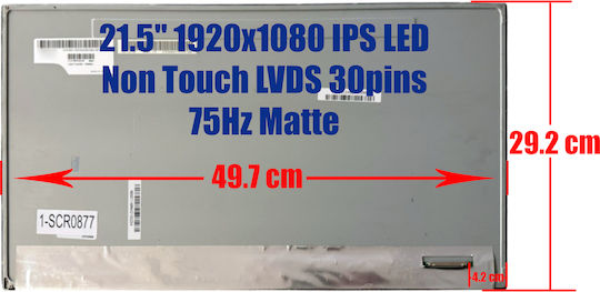 Лаптоп Екран IPS / LED / Touch 1920x1080 Матов За Laptop Lm215wf3-sln1 1-SCR0877