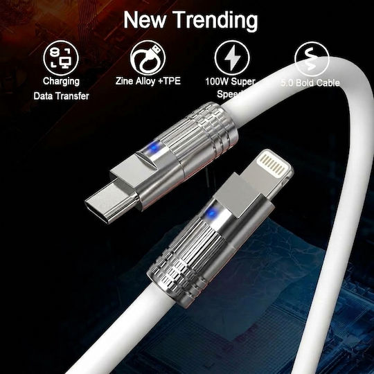 Leewello Leewello USB Typ-C Kabel Männlich Weiß 3m