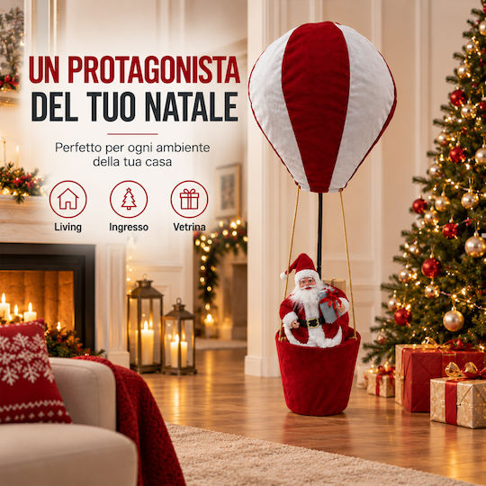 Bakaji Weihnachtsfigur Höhe 97cm