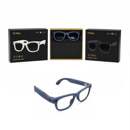 S2-Max-BLUE Intelligente Brillen Blaue