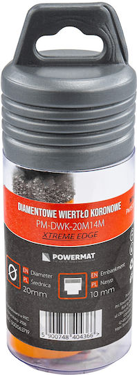 Powermat Dry Cutting Hole Saw with Diameter from 10mm to 120mm for Tile