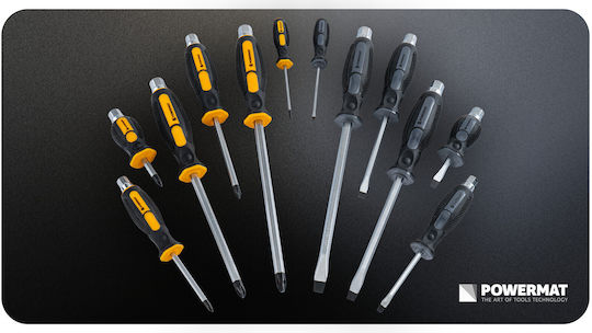 Powermat Set of 12 Impact Magnetic Precision Screwdrivers