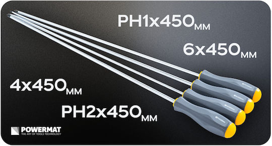 Powermat Set of 4 Magnetic Precision Screwdrivers