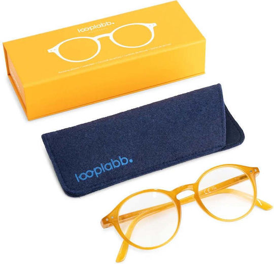 Looplabb Faust Lesebrillen +2.50 in Braun Farbe