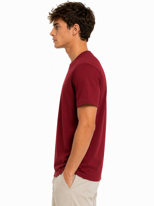 T-shirt Μπορντό