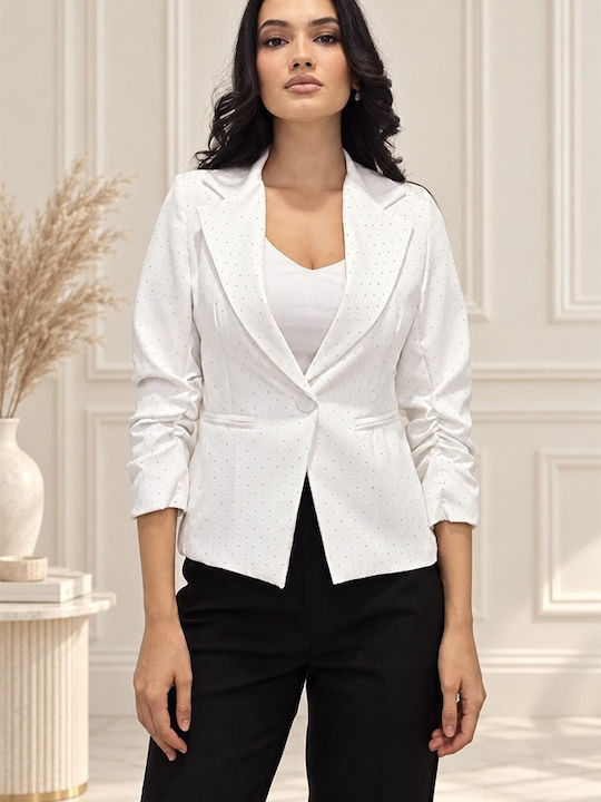 Sacou scurt de damă White