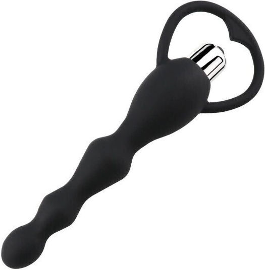 Guilty Toys Anal Perlen mit Vibration Schwarz