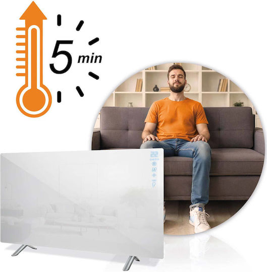 Berdsen Панел за Инфрачервено Отопление за Стена Стъклен 720W Бежов 120x60cm