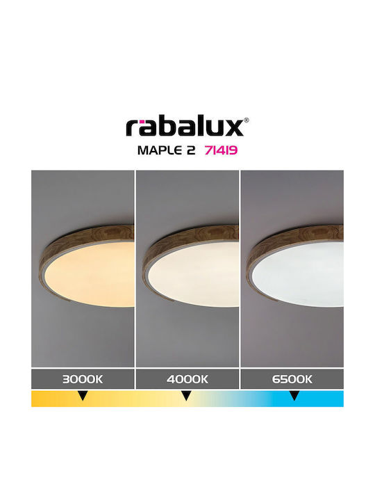 Rabalux Smart Deckenleuchte Weiß mit Integrierter LED