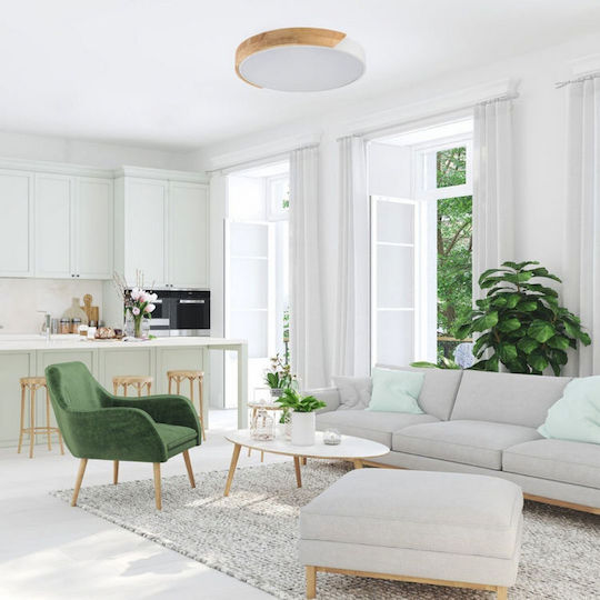 Rabalux Smart Plafonieră De Tavan Albă Cu LED Integrat