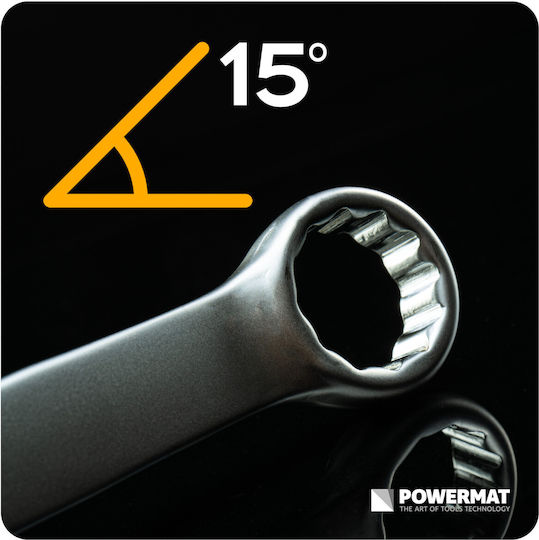 Powermat Σετ 12 Μονά Κλειδιά Πολύγωνα