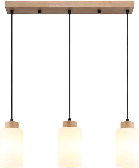 Globo Lighting Κρεμαστό Φωτιστικό Καφέ