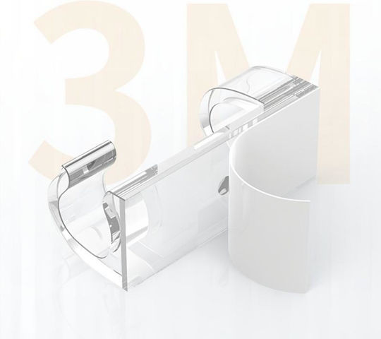 Cablecreation Ct1001 Set Organizator de Cabluri 50 Piese Transparent