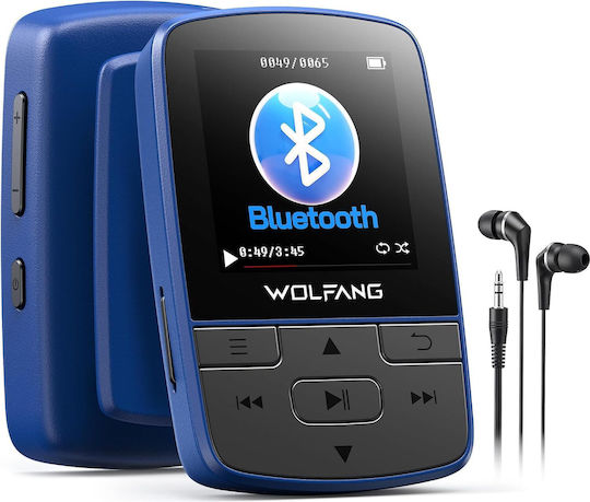 Player MP3 Bluetooth 5.2 Sport Cu Clemă Căști Incluse Suport Card TF 64 GB Radio FM HiFi Reportofon Vocal Ultra Ușor 28.3 G Redare FLAC MP3