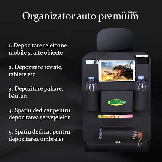 Organizator auto premium multifuncțional