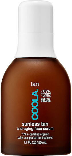 Coola Organic Sunless Anti-aging Selbstbräuner Lotion Gesicht 50ml