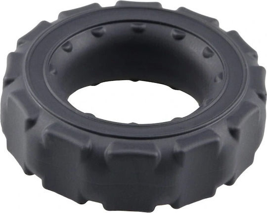 Liquid Silicone Cock Ring No.5 Strong Erection Black