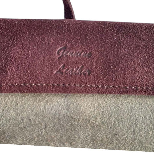 Kalliopi Silver Leder Tabaktasche Braun mit Verschlussart mit Taste 16,5x7,5cm