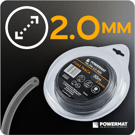 Powermat PM-ZTN-2.0-50M Bürstenschneider Rund