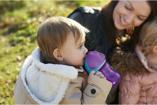 Philips Baby- und Kleinkindbecher mit Griffen und Strohhalm Avent aus Kunststoff Grüne 200ml für 9 Monate+