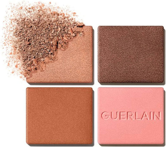 Guerlain Ombres G Eyeshadow Quad Lidschattenpalette Matt in fester Form 129 Honey Amber 6gr