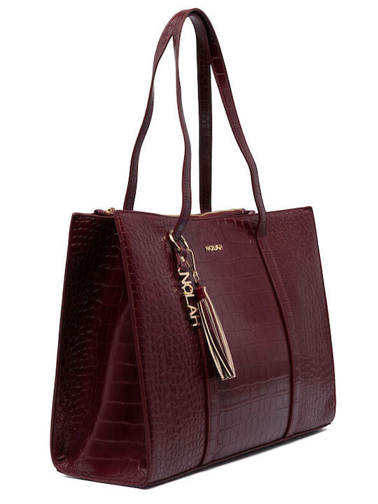 Nolah Melody Women's Shoulder Bag Burgundy Nolah Melody Women's Shoulder Bag Burgundy